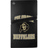 University of Colorado CU Logo on Gold PS5 Pro Console Skin