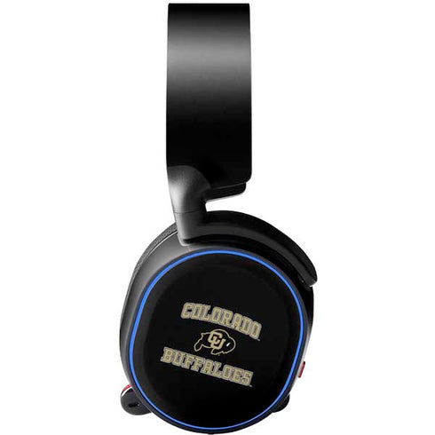 University of Colorado CU Logo on Gold SteelSeries Arctis 3 Skin