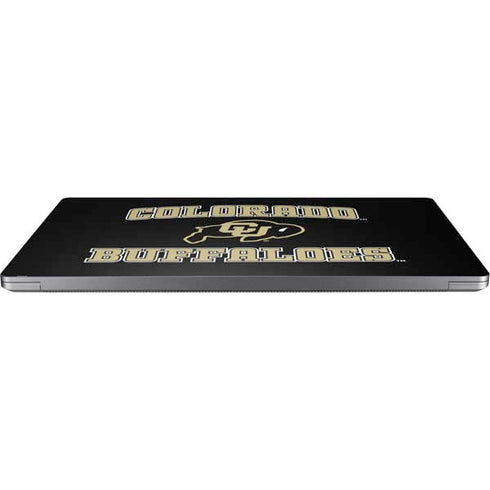 University of Colorado CU Logo on Gold Universal Laptop 13in (10.6 x 7.6in) Skin