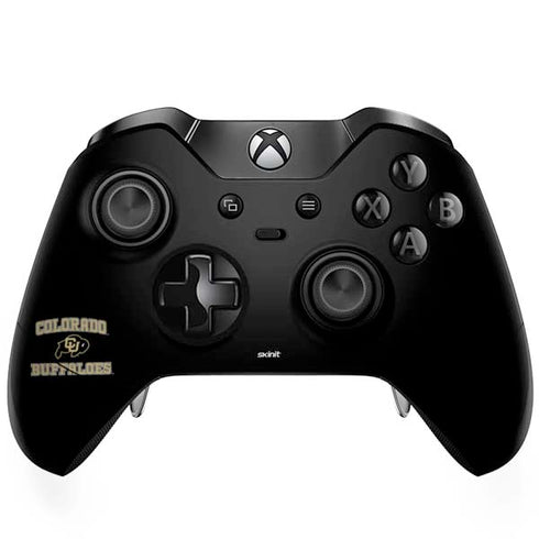 University of Colorado CU Logo on Gold Xbox One Skins