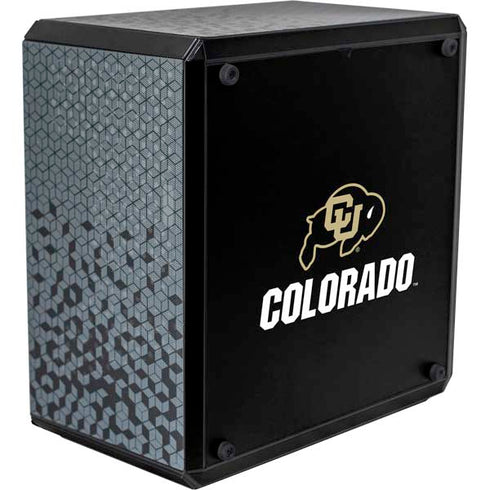 University of Colorado CU Logo on Black Cooler Master MasterBox Q300L Mini Tower Skin
