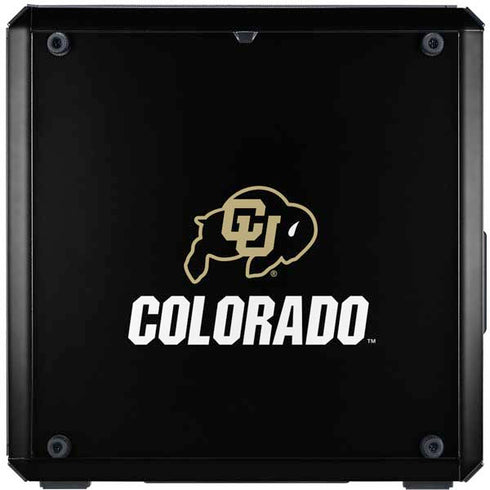 University of Colorado CU Logo on Black Cooler Master MasterBox Q300L Mini Tower Skin