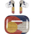 Colorado Flag Dark Wood AirPods Skins
