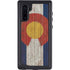 Colorado Flag Dark Wood Galaxy Cases