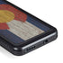 Colorado Flag Dark Wood Galaxy S24 Plus Waterproof Case