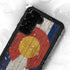 Colorado Flag Dark Wood Galaxy S24 Plus Waterproof Case