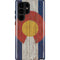 Colorado Flag Dark Wood Galaxy S25 Ultra Impact Case