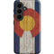 Colorado Flag Dark Wood Galaxy S26 Impact Case
