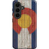 Colorado Flag Dark Wood Galaxy S26 Impact Case