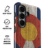 Colorado Flag Dark Wood Galaxy S26 Impact Case