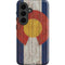 Colorado Flag Dark Wood Galaxy S26 Plus Impact Case