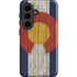 Colorado Flag Dark Wood Galaxy S26 Plus Impact Case