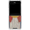 Colorado Flag Dark Wood Galaxy Z Flip6 Clear Case