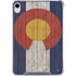 Colorado Flag Dark Wood iPad 11th Gen (2025) Clear Case
