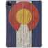 Colorado Flag Dark Wood iPad Pro 11in (2024) Clear Case