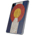 Colorado Flag Dark Wood iPad Pro 11in (2024) Clear Case