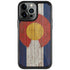 Colorado Flag Dark Wood iPhone Cases