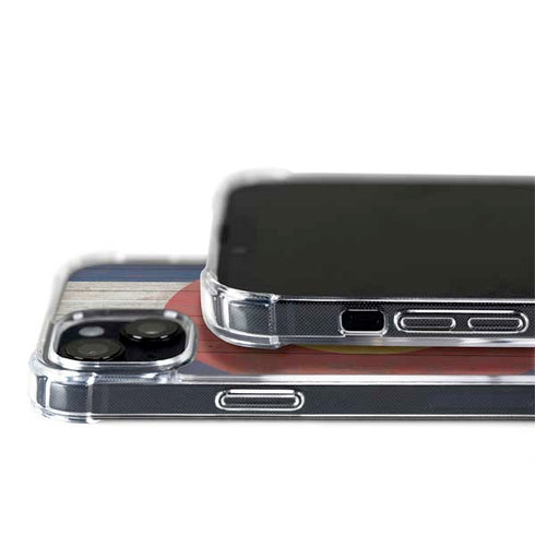 Colorado Flag Dark Wood iPhone 14 MagSafe Case