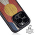 Colorado Flag Dark Wood iPhone 15 Pro Max Kickstand Case