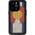Colorado Flag Dark Wood iPhone 15 Pro Waterproof Case