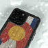 Colorado Flag Dark Wood iPhone 15 Pro Waterproof Case