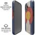 Colorado Flag Dark Wood iPhone 16 Magsafe Impact Case