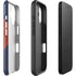 Colorado Flag Dark Wood iPhone 16 Plus Impact Case
