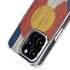 Colorado Flag Dark Wood iPhone 16 Pro MagSafe Case