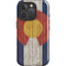 Colorado Flag Dark Wood iPhone 16 Pro Magsafe Impact Case