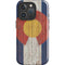Colorado Flag Dark Wood iPhone 16 Pro Max Impact Case