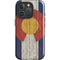 Colorado Flag Dark Wood iPhone 16 Pro Max Magsafe Impact Case
