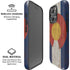 Colorado Flag Dark Wood iPhone 16 Pro Max Magsafe Impact Case