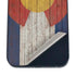 Colorado Flag Dark Wood iPhone 16 Skin