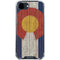 Colorado Flag Dark Wood iPhone 16e Clear Case
