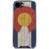 Colorado Flag Dark Wood iPhone 16e Clear Case