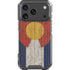 Colorado Flag Dark Wood iPhone 18 Pro Clear Case