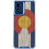 Colorado Flag Dark Wood Moto G 5G (2024) Clear Case