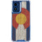 Colorado Flag Dark Wood Moto G Play 4G (2024) Clear Case