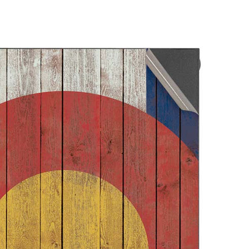 Colorado Flag Dark Wood XBox Series X Digital Edition Console Skin