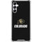 University of Colorado CU Logo on Black Gabb Phone 4 Clear Case