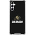 University of Colorado CU Logo on Black Gabb Phone 4 Clear Case