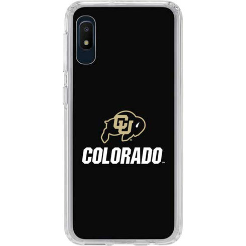 University of Colorado CU Logo on Black Galaxy Cases