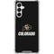 University of Colorado CU Logo on Black Galaxy A16 5G Clear Case