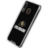 University of Colorado CU Logo on Black Galaxy A30 Clear Case