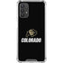 University of Colorado CU Logo on Black Galaxy A32 5G Clear Case