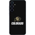 University of Colorado CU Logo on Black Galaxy A35 5G Skin