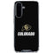 University of Colorado CU Logo on Black Galaxy A36 5G Clear Case