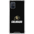 University of Colorado CU Logo on Black Galaxy A51 5G Clear Case
