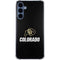University of Colorado CU Logo on Black Galaxy A55 5G Clear Case