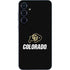 University of Colorado CU Logo on Black Galaxy A55 5G Skin